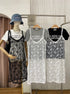 Summer Stylist T-Shirts  With Lacey Dresses